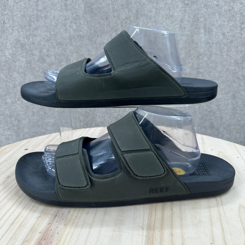 Reef Cushion Tradewind Cushion Sandals Mens 12 Olive Green Adjustable Slide
